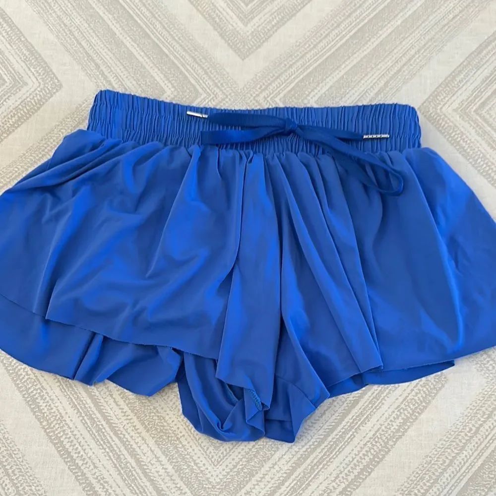 Katie J NYC Blue Flyaway Women's Shorts - Size XS